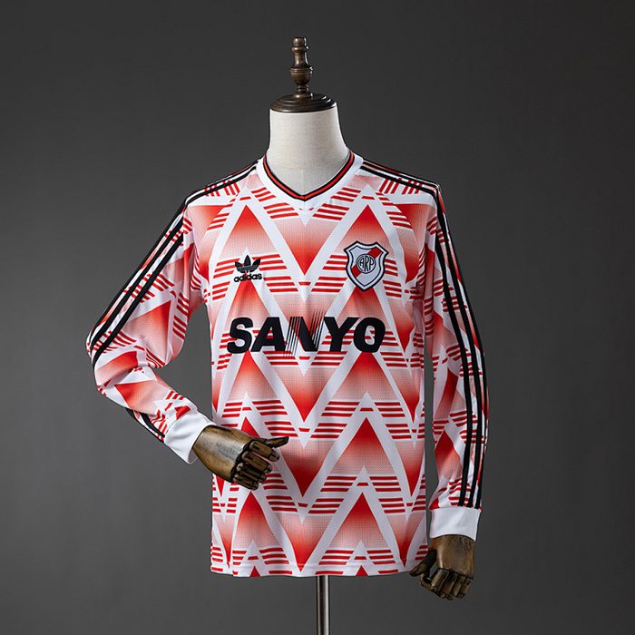 River Plate 92/93 Away Long-Sleeved Retro Jersey S-XXL