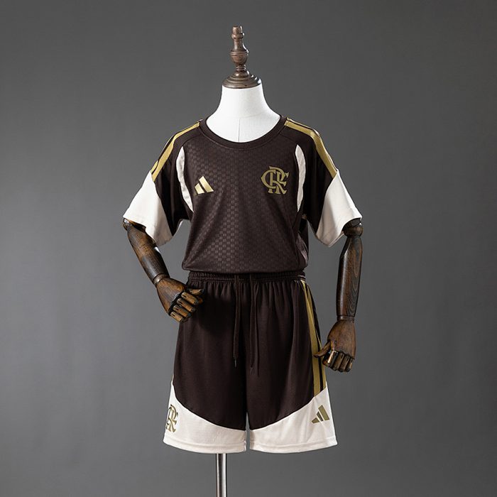 Flamengo 26/27 Kids Kit Training - Beige Size 16-28