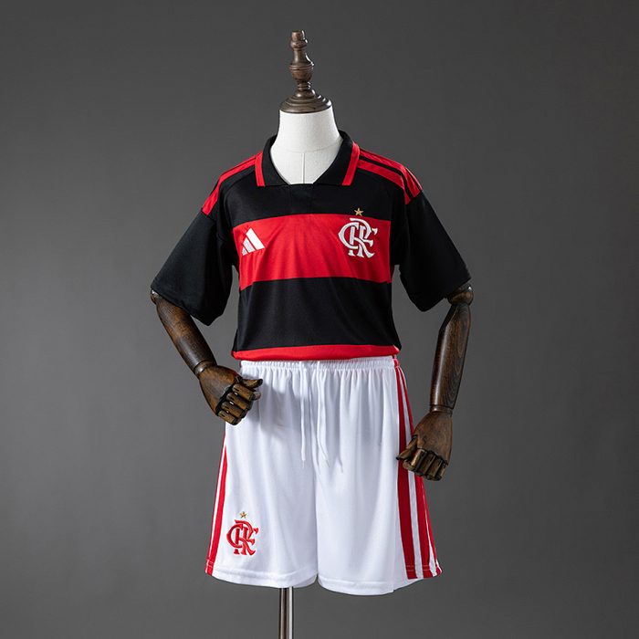 Flamengo 26/27 Home Kids Kit Jersey Size 16-28