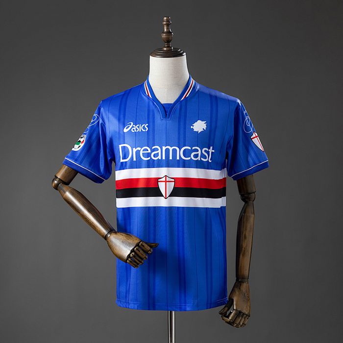 Sampdoria 00/01 Home Retro Jersey S-XXL