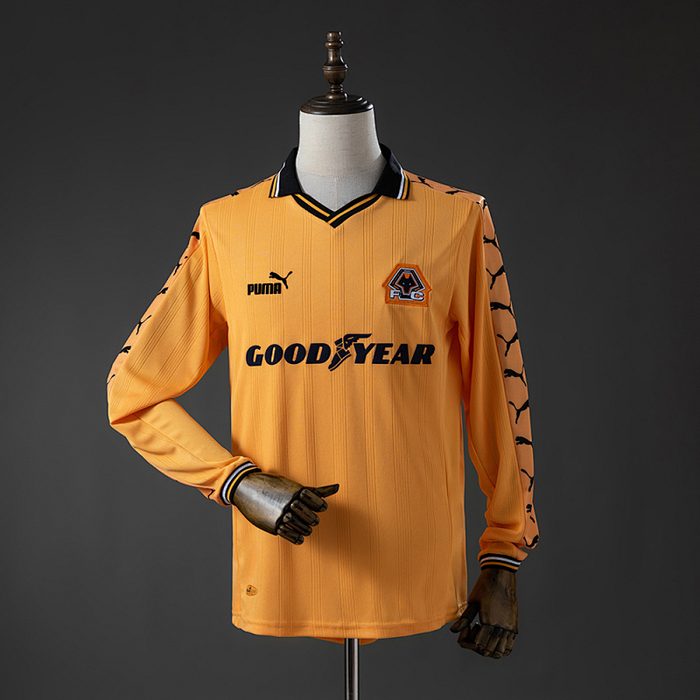 Wolves 98/99 Home Long-Sleeve Retro Jersey S-XXL