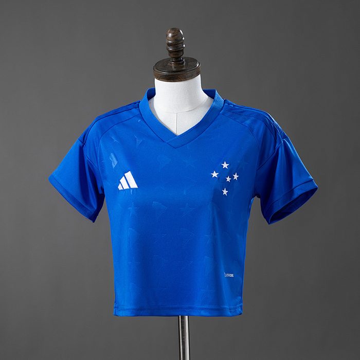 Cruzeiro 26/27 Home Women's Crop Top Style S-XXL