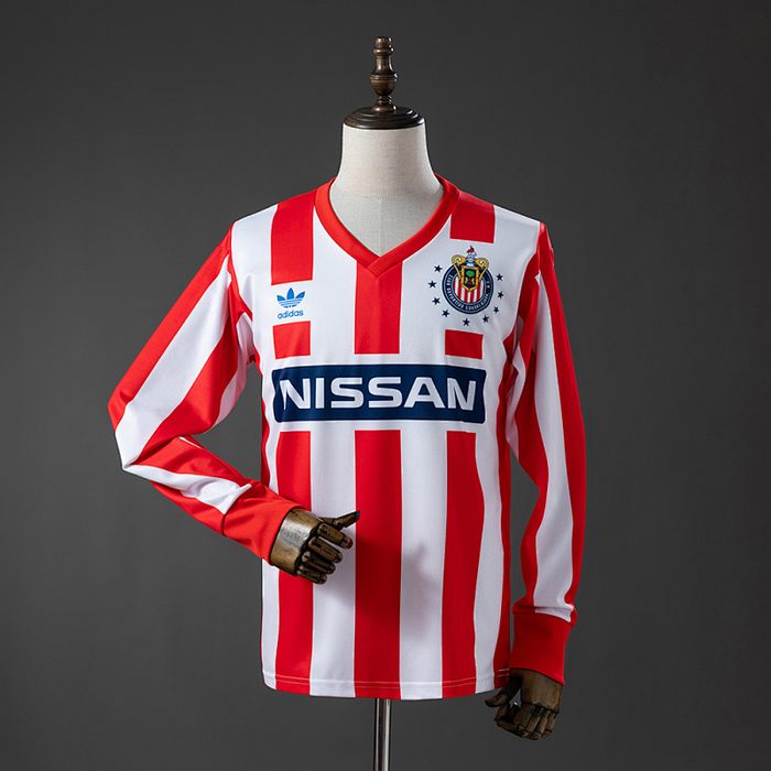 Chivas de Guadalajara 90/91 Home Long-sleeved Retro Jersey S-XXL