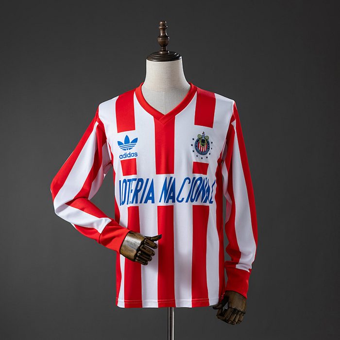 Chivas de Guadalajara 91/92 Home Long-sleeved Retro Jersey S-XXL