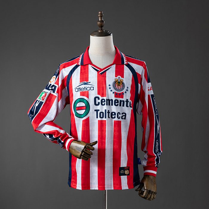 Chivas de Guadalajara 99/00 Home Long-sleeved Retro Jersey S-XXL