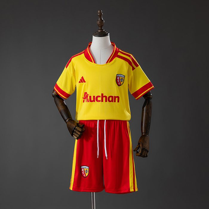 RC Lens 26/27 Home Kids Kit Jersey Size:16-28