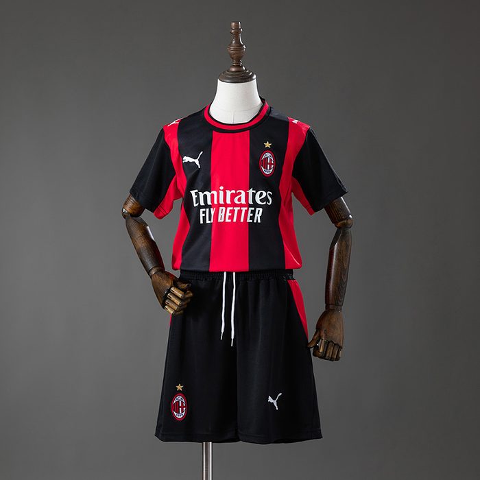 AC Milan 26/27 Home Kids Kit Jersey Size:16-28