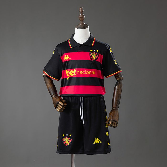 Sport Recife 26/27 Home Kids Kit Jersey Size 16-28
