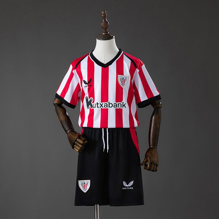 Athletic Bilbao 26/27 Home Kids Kit Jersey Size 16-28