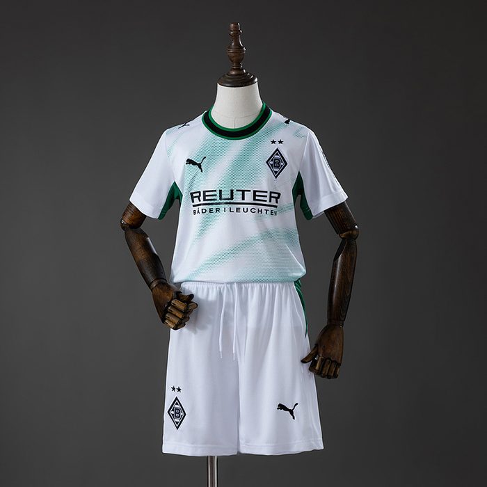 Borussia Monchengladbach 26/27 Home Kids Kit Jersey Size 16-28