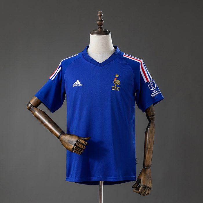 France 2002 Home Retro Jersey S-XXL