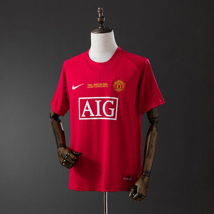 Retro 07/08 M-U Champions League version home S-XXL