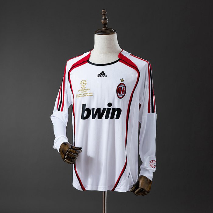 Retro Long Sleeve AC Milan 06/07 AWAY S-XXL
