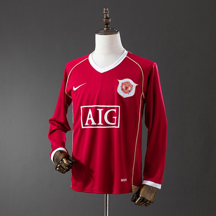 Retro 06/07 M-U Long sleeve home S-XXL