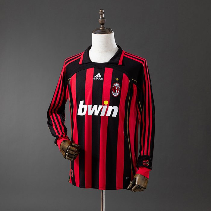 Retro 06/07 AC Milan Long sleeve home S-XXL