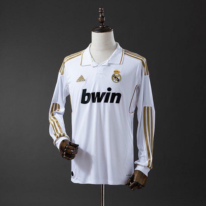 Retro Real Madrid 11/12 Long sleeve home S-XXL