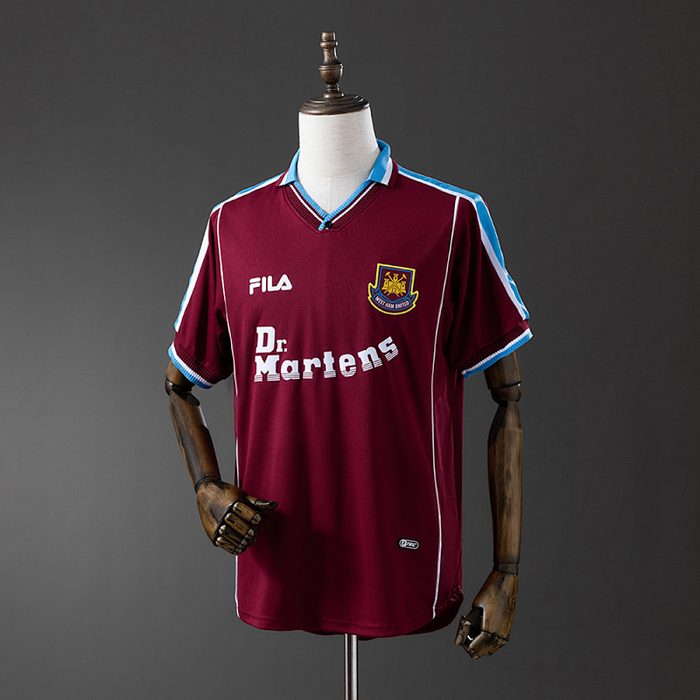 Retro 99/01 West Ham United home S-XXL