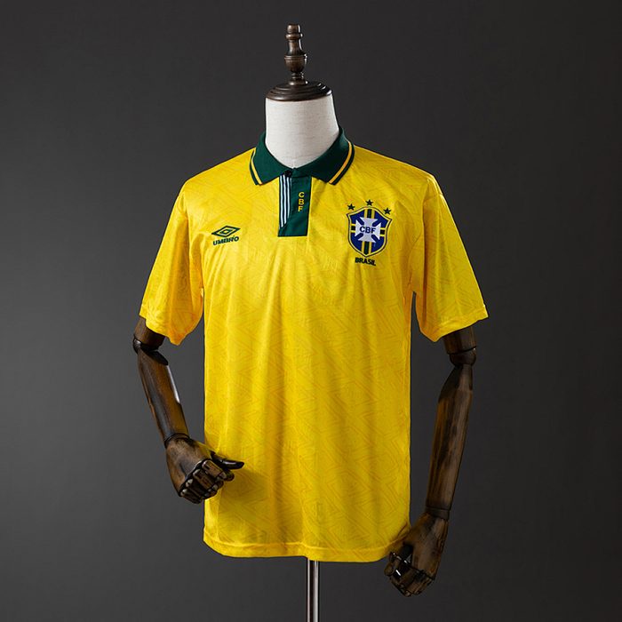 Retro Brazil 91/93 home S-XXL