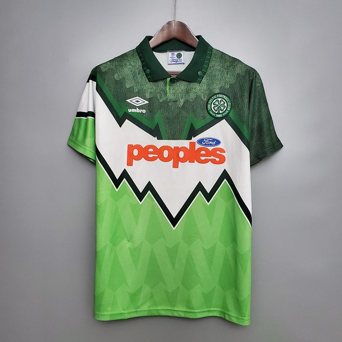 Retro 91/92 Celtic home S-XXL