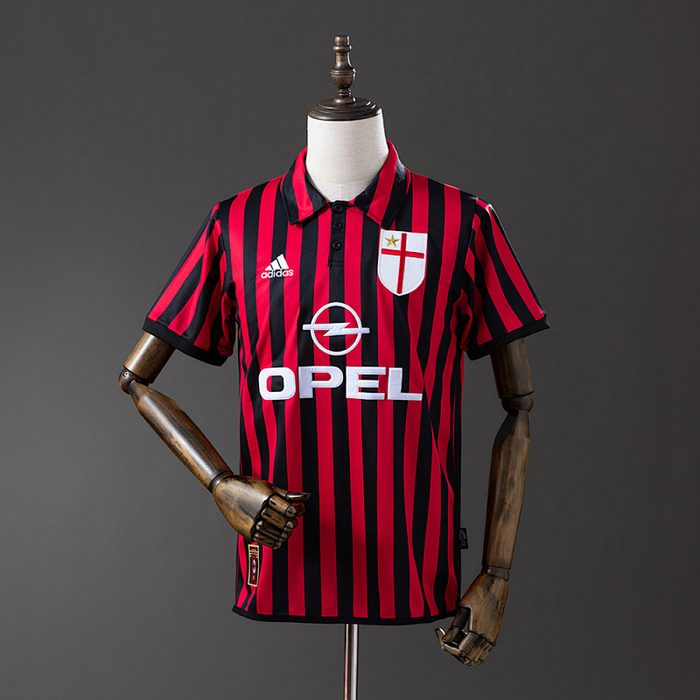 Retro 99/00 AC Milan home S-XXL