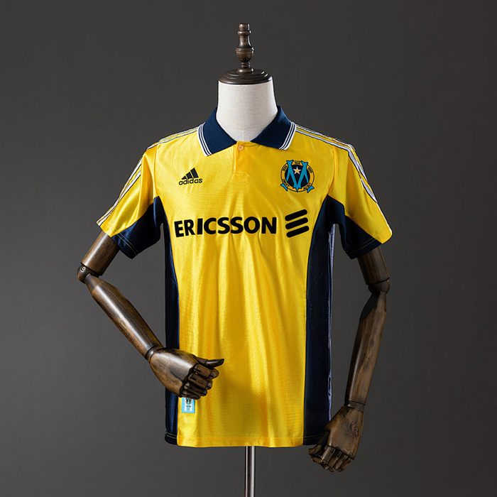 Retro 98/99 Marseille away yellow S-XXL (811)